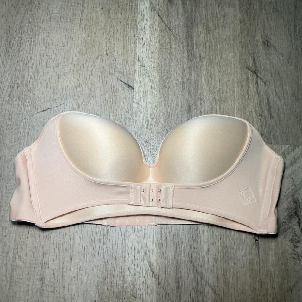 aerie Strapless Push-Up Bra in Pale Pink